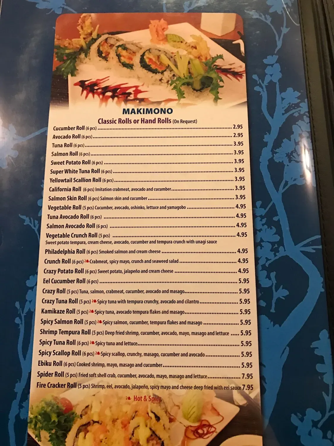 Menu 6