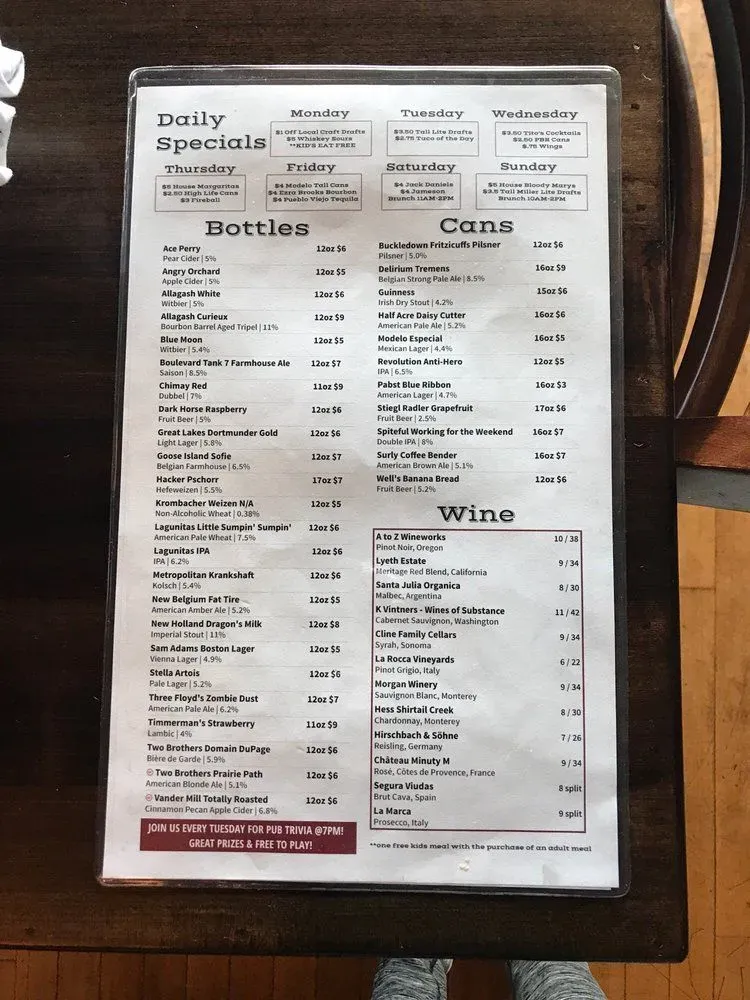 Menu 5