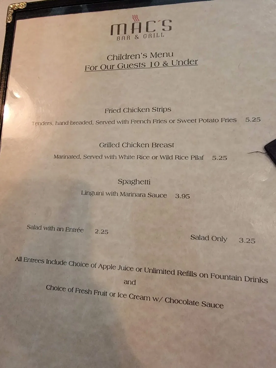 Menu 4