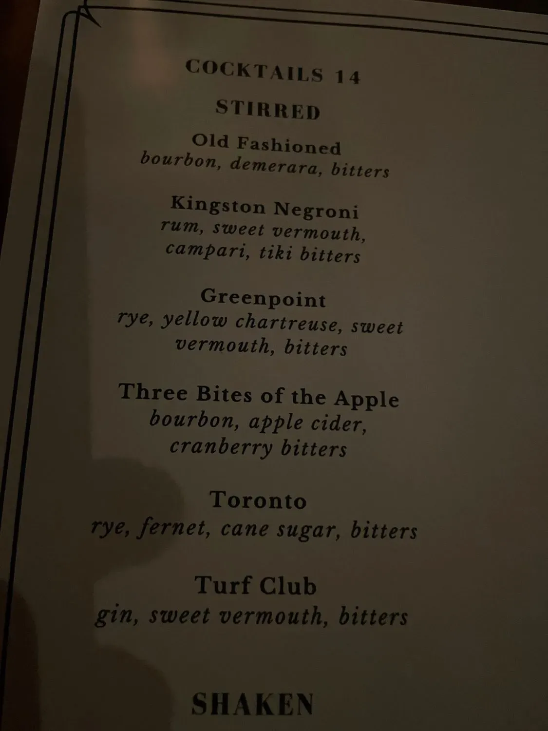 Menu 2