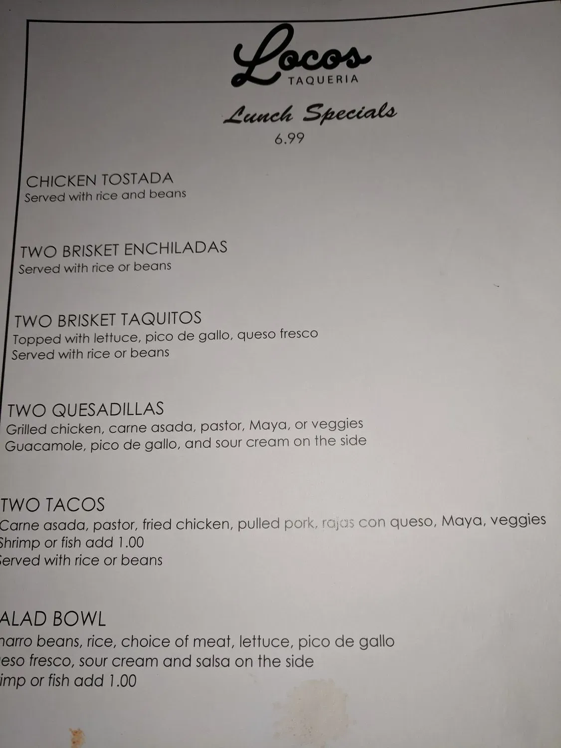 Menu 6