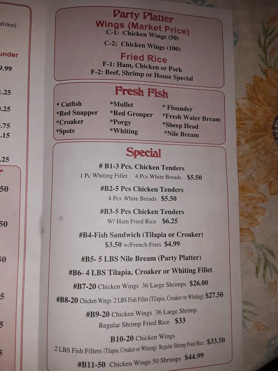 Menu 3