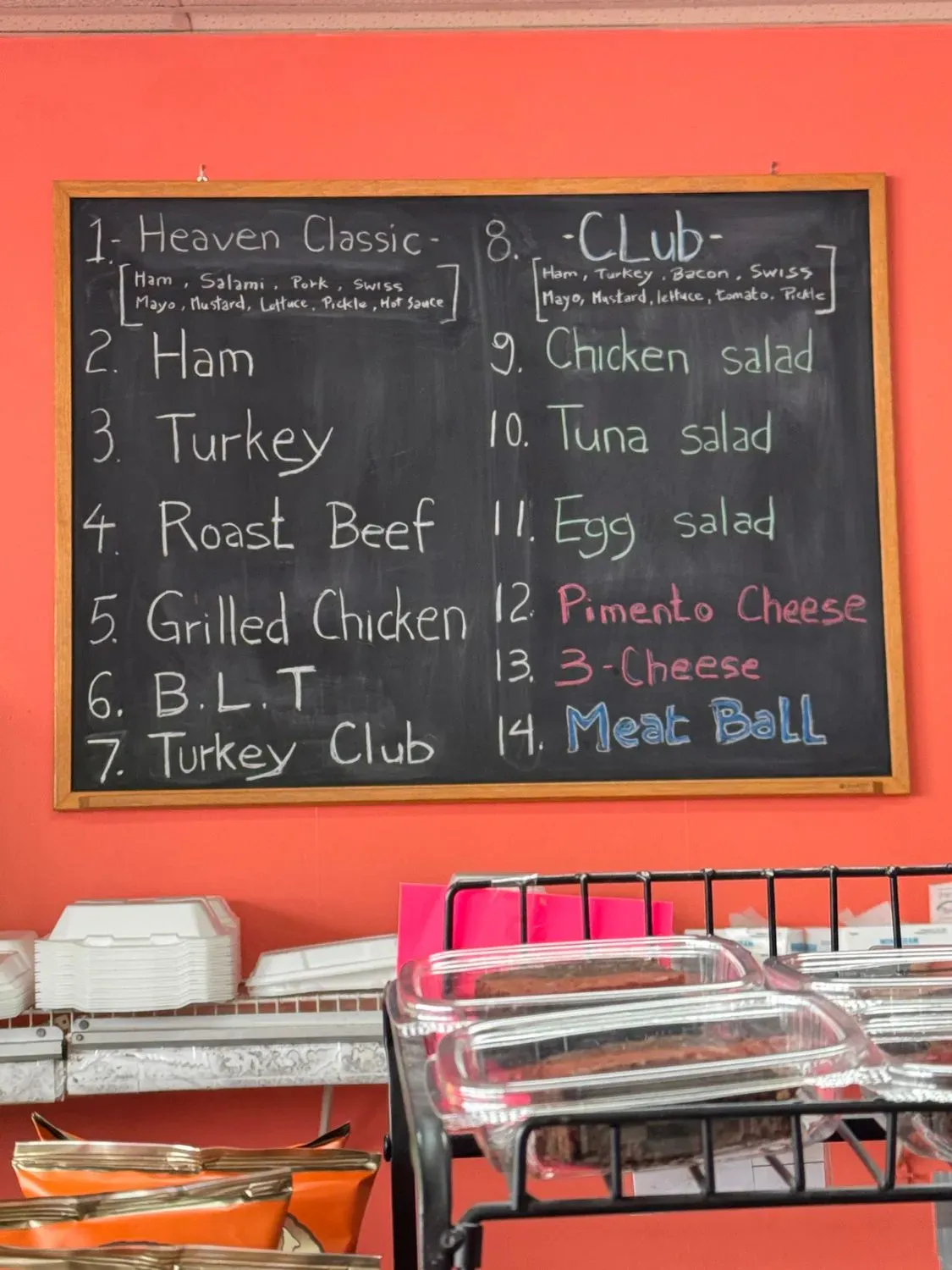 Tasty Heaven Sandwiches Menu | Chattanooga, TN | Checkle