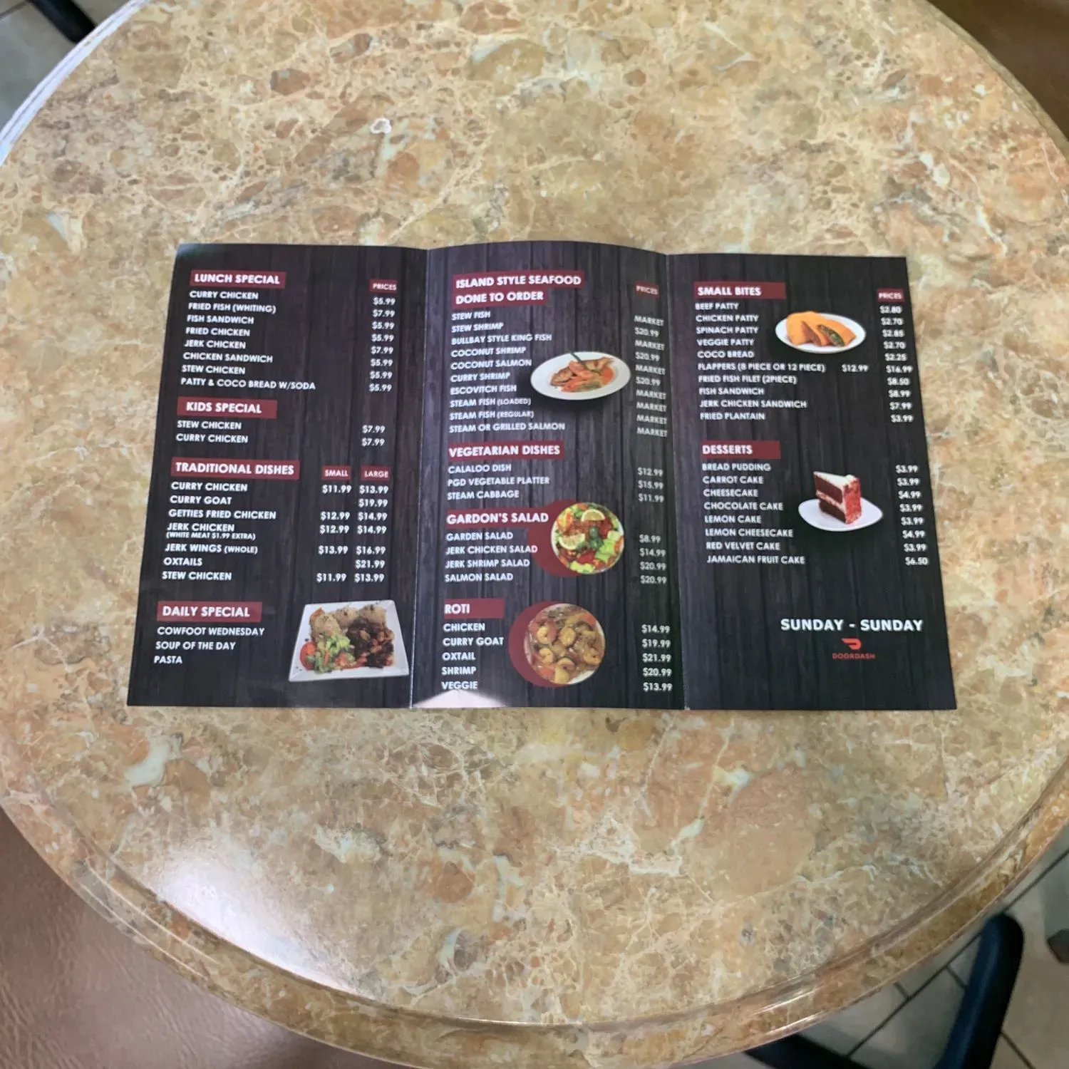 Menu 3