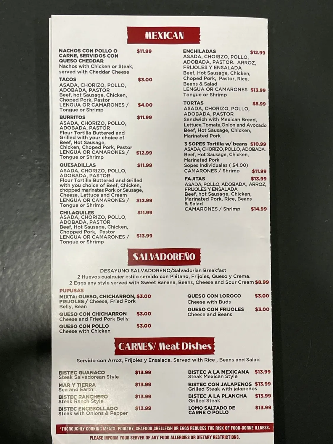 Menu 4