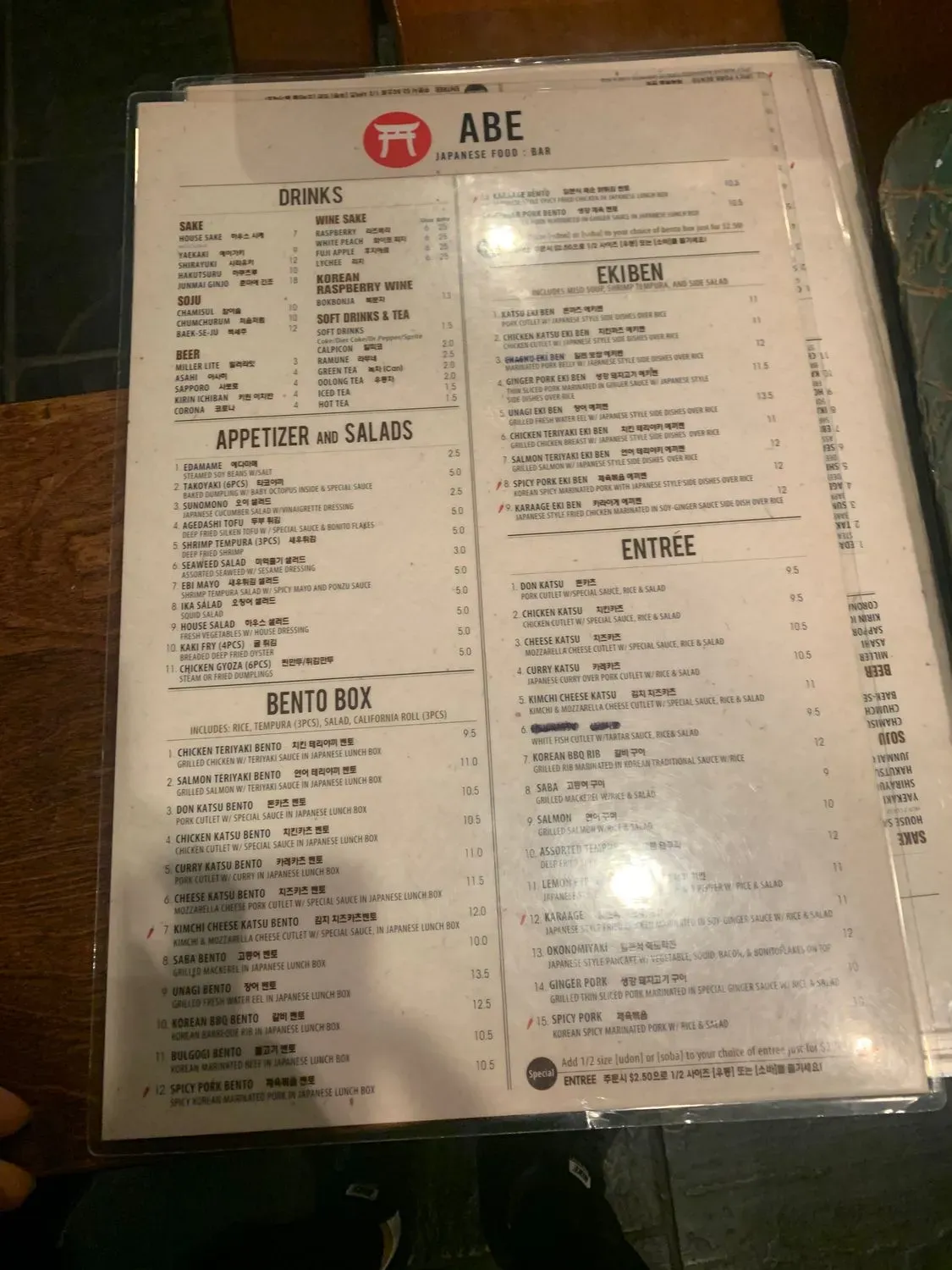 Menu 4