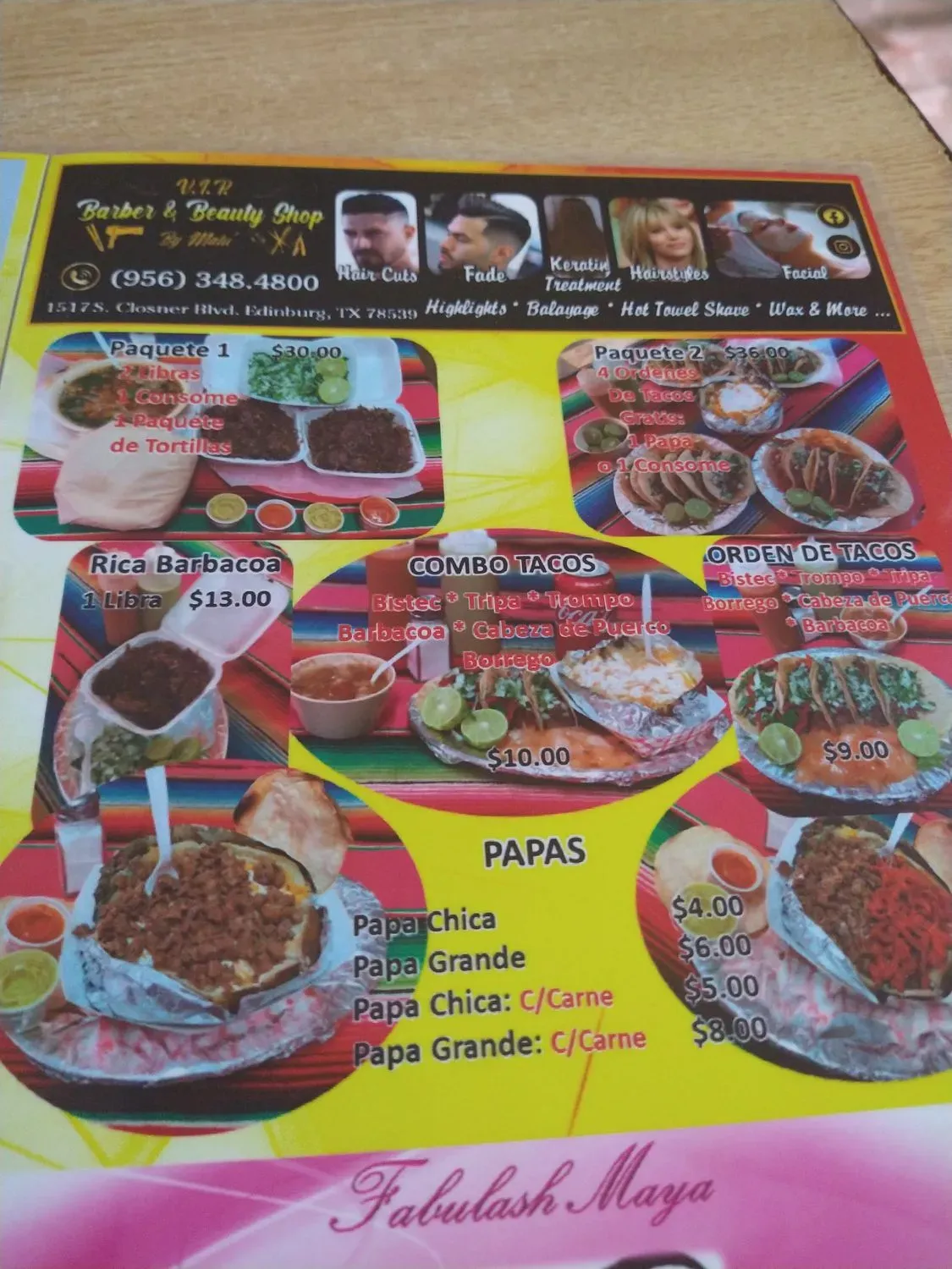 Menu 3