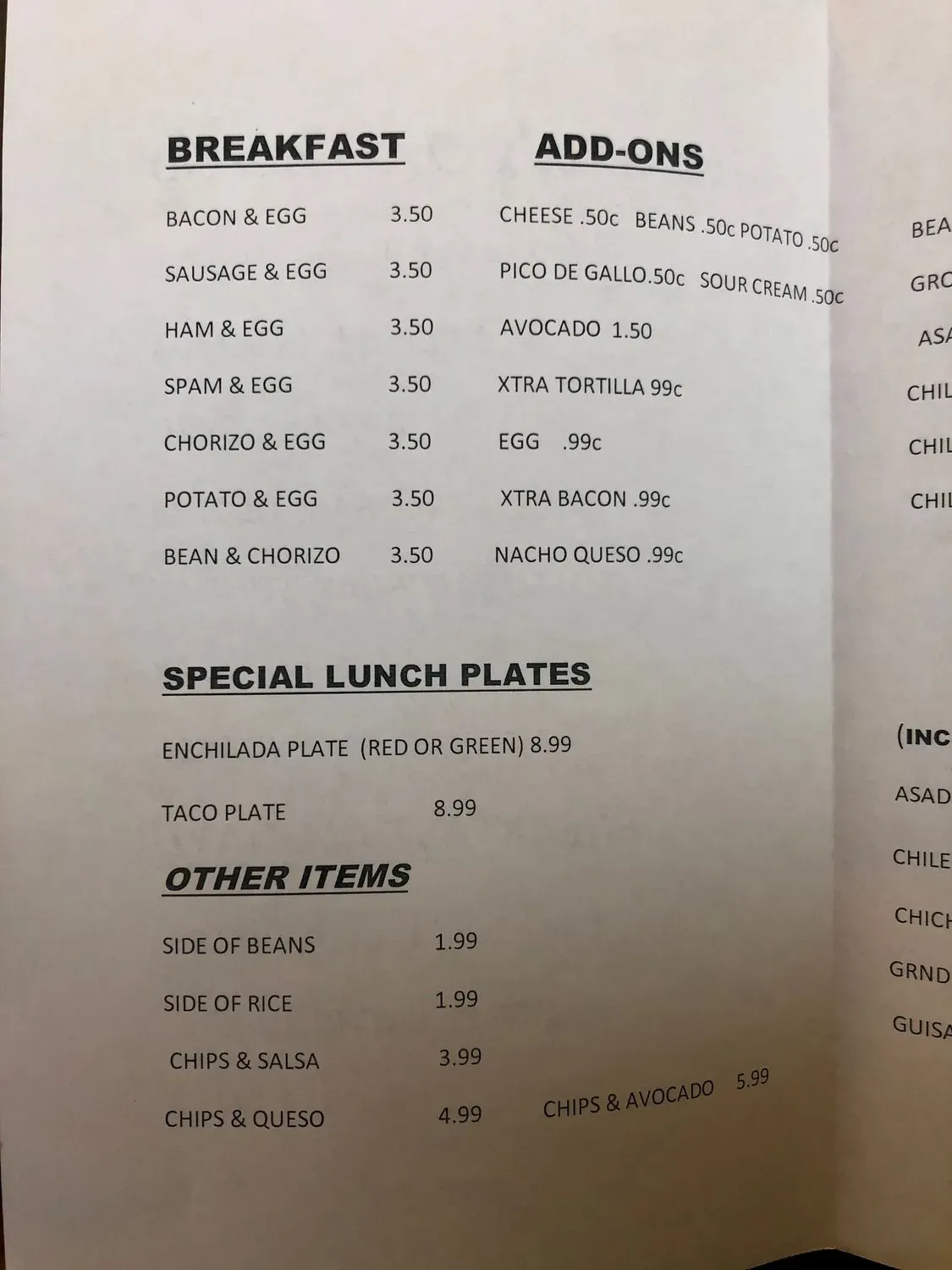 Menu 3