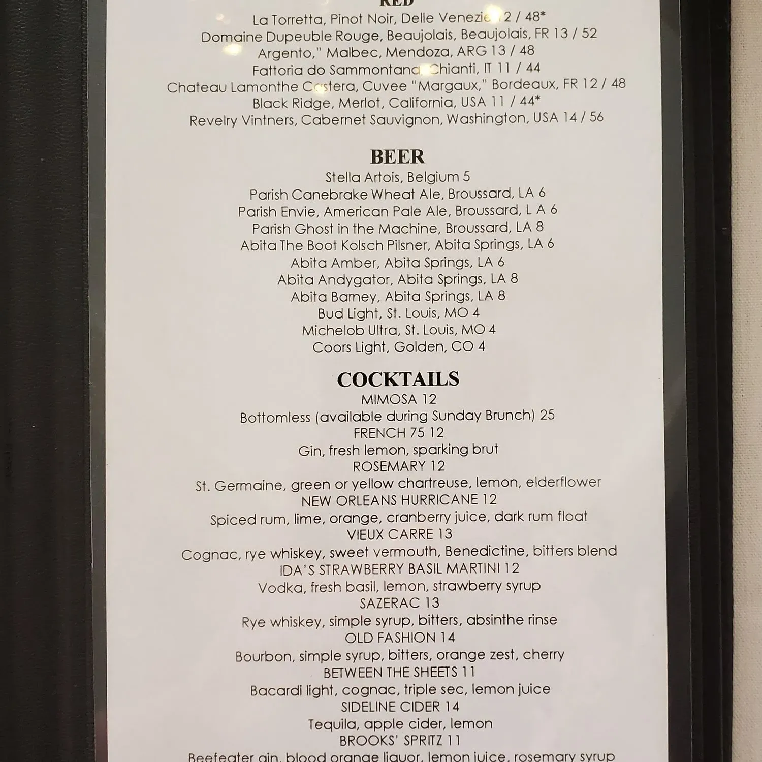 Menu 3