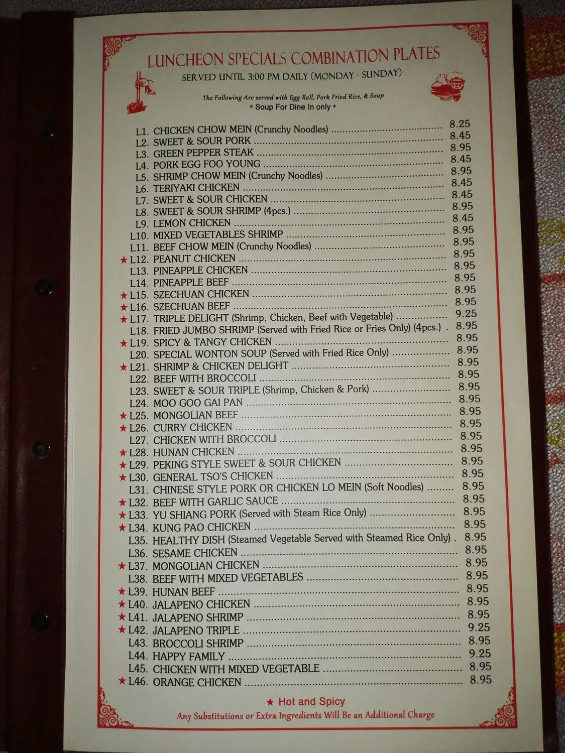 Menu 2