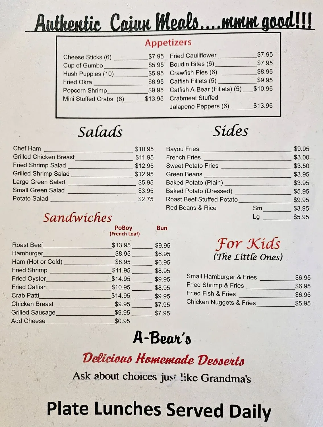 Menu 2