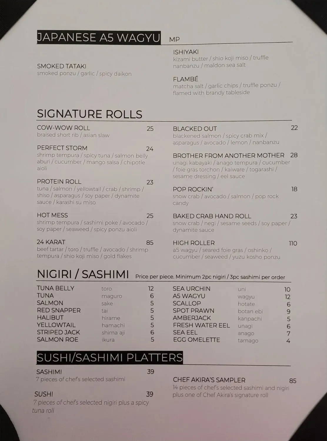 Menu 5