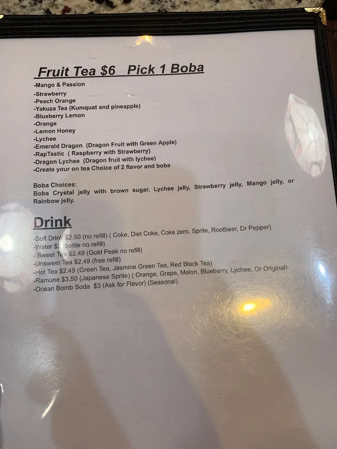 Menu 6