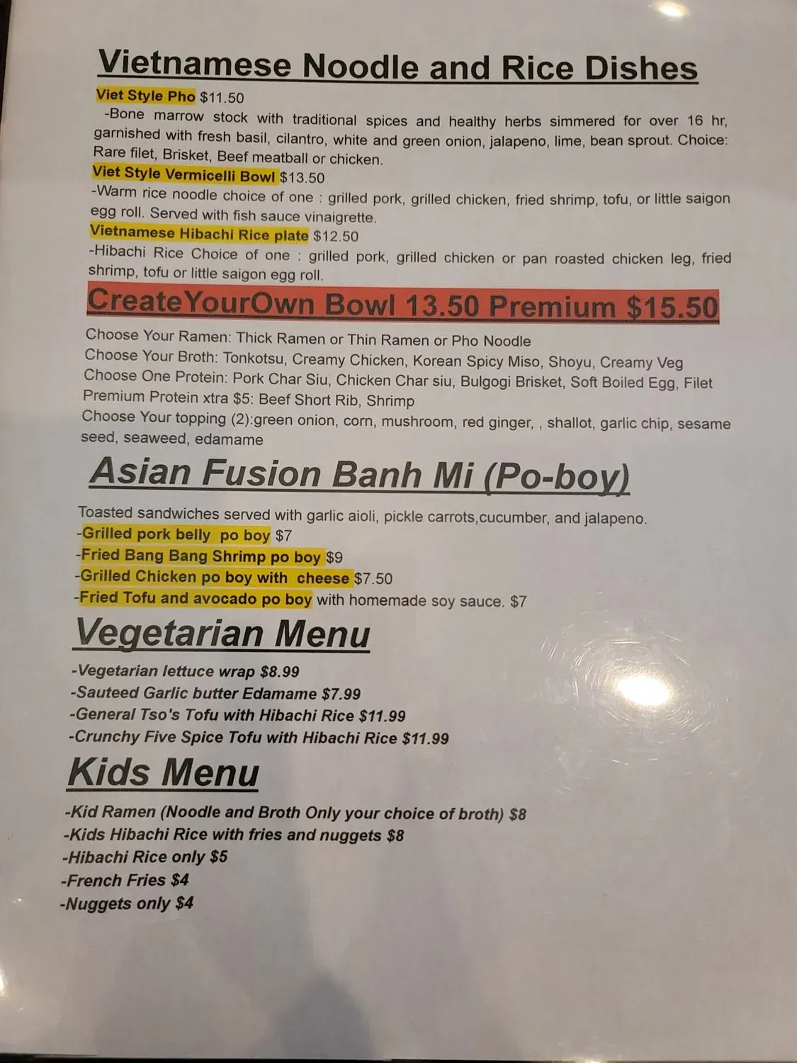 Menu 4