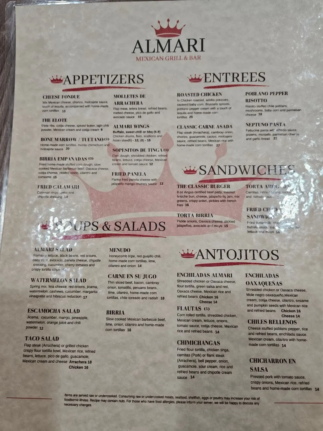 Menu 3