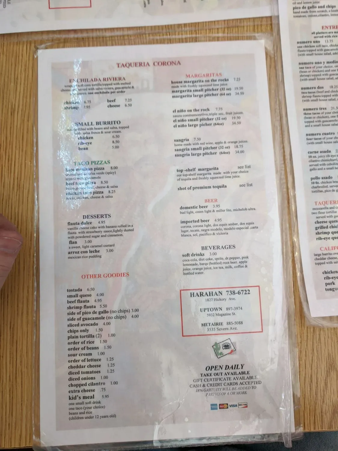 Menu 5