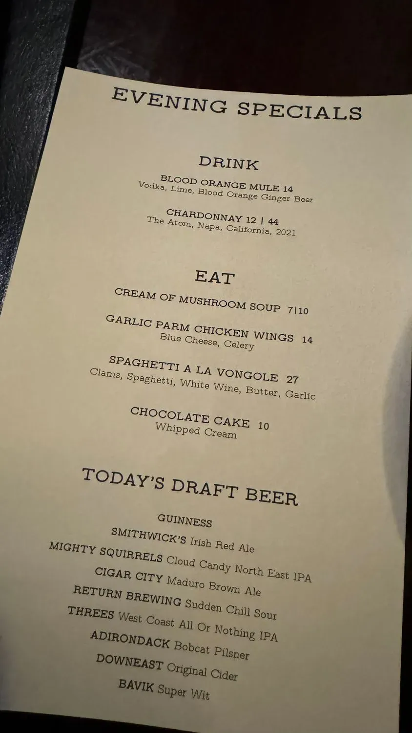 Menu 3