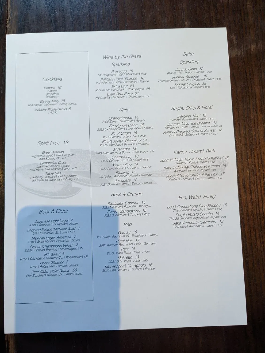 Menu 3