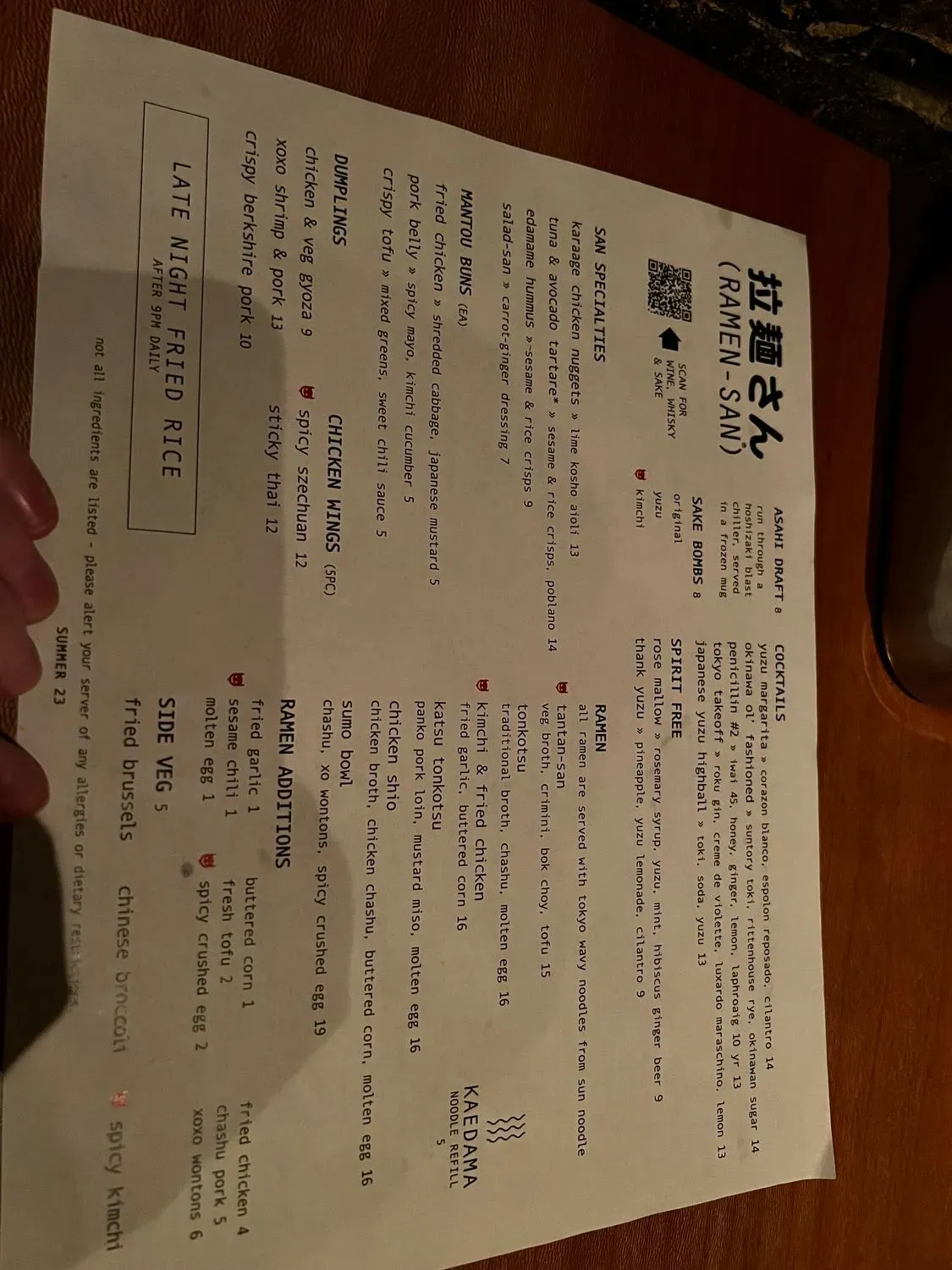 Menu 6