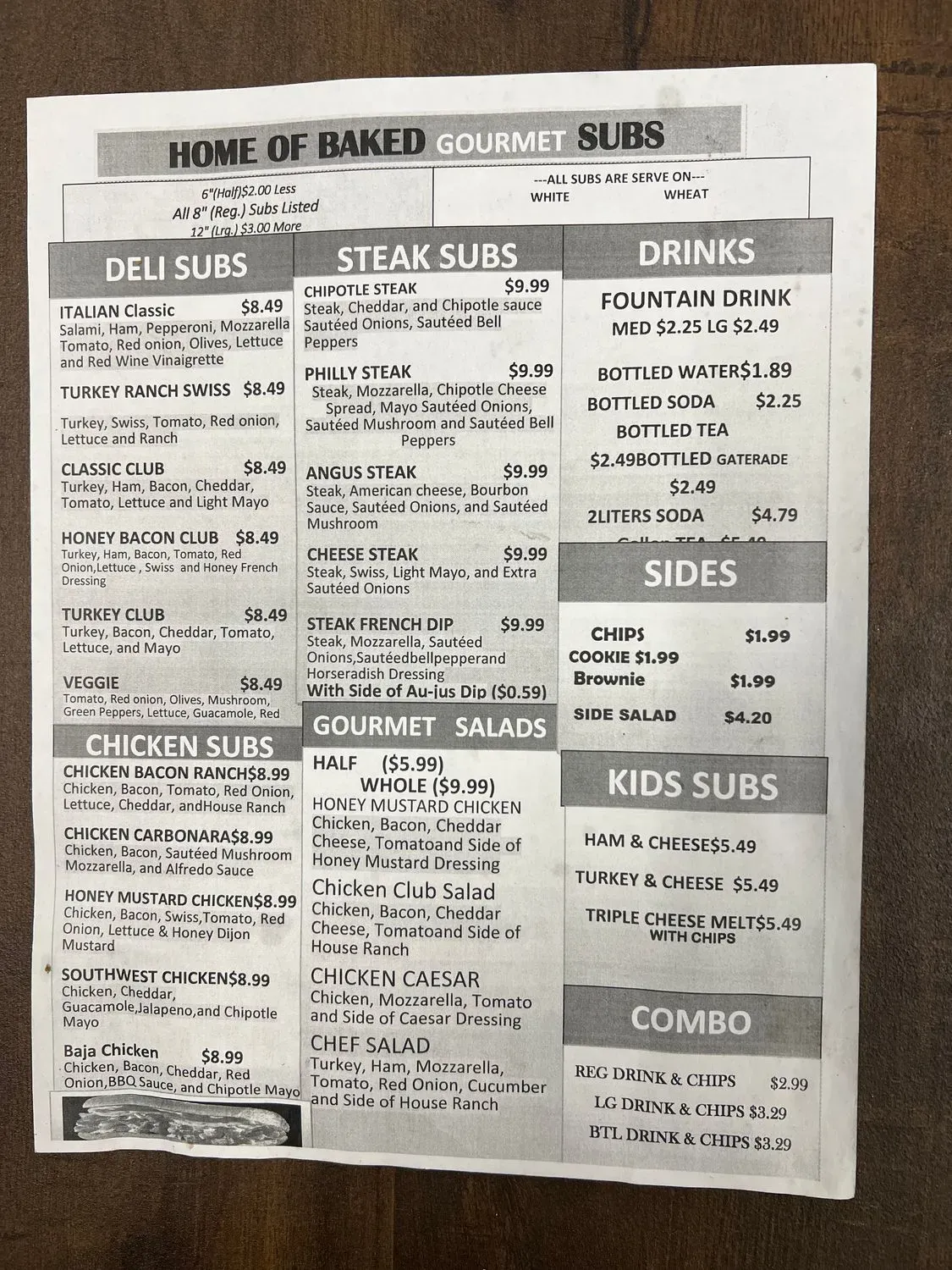 Menu 2