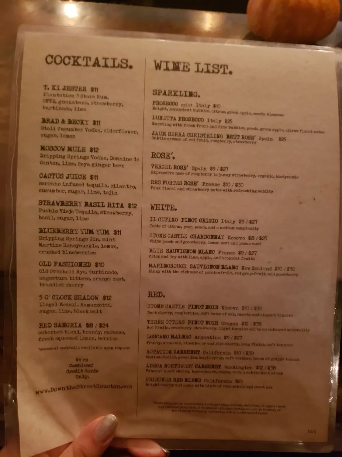 Menu 6