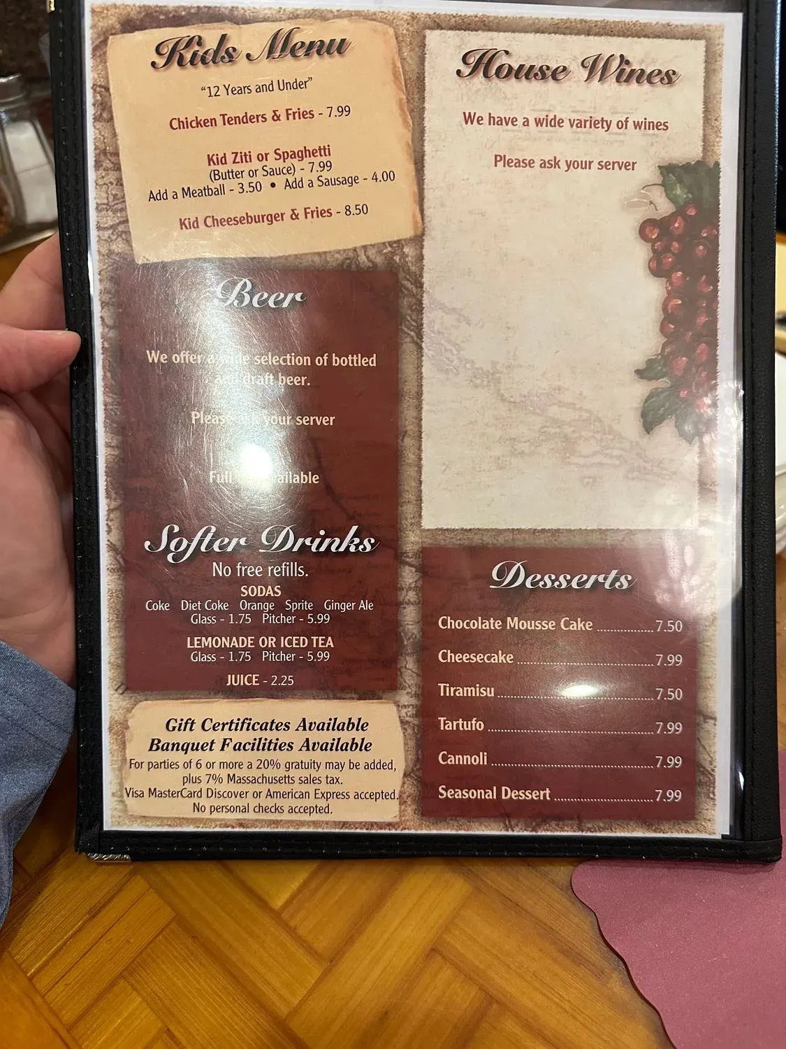 Menu 5