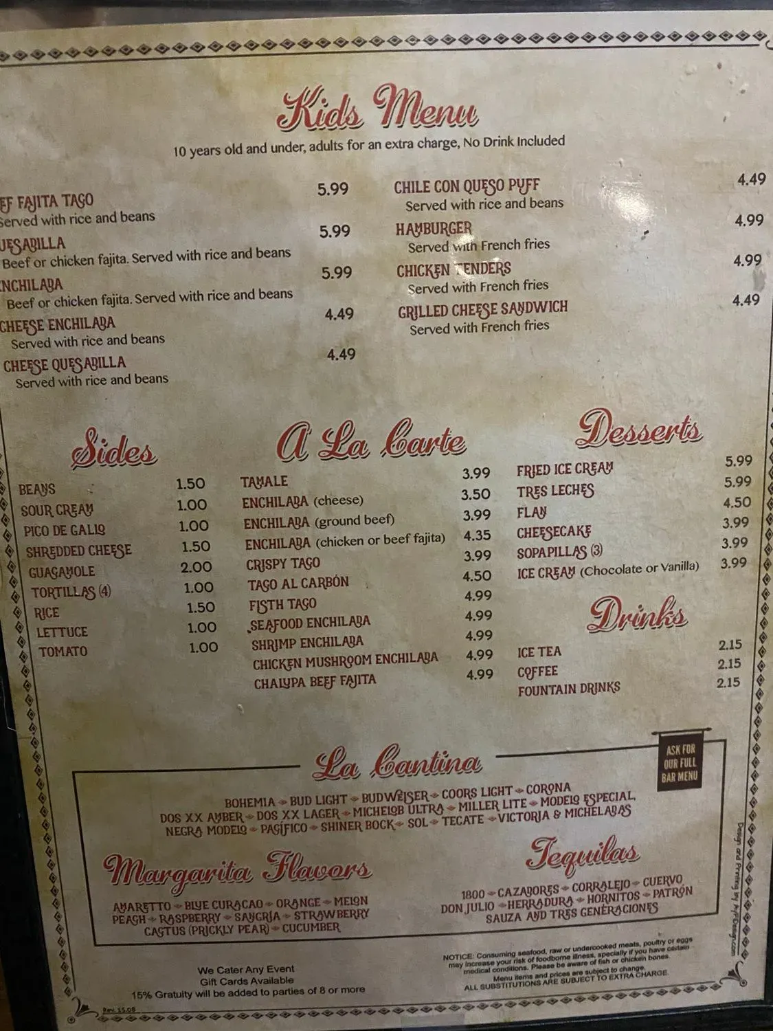 Menu 5