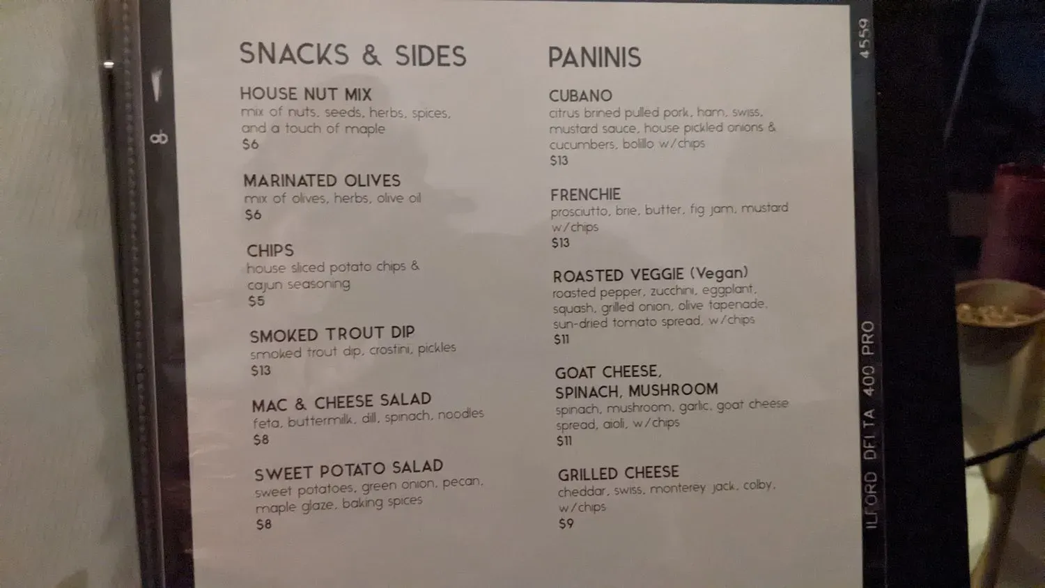 Menu 3