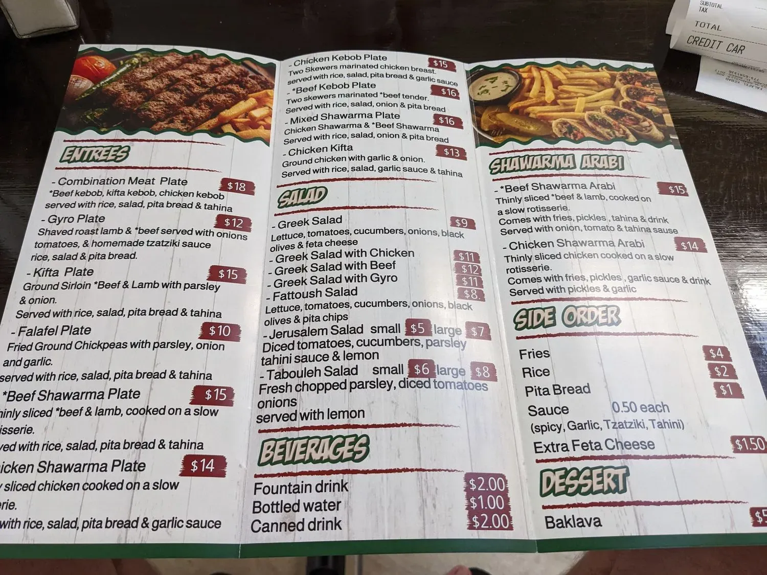 Menu 6