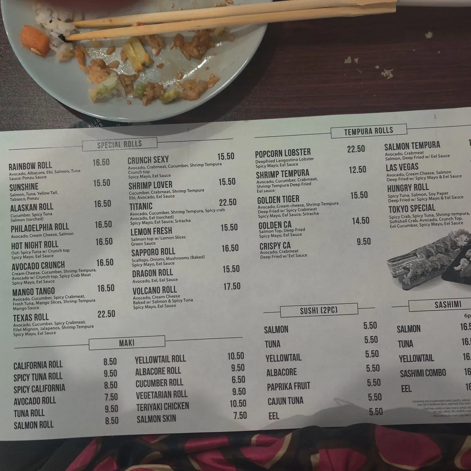 Menu 6