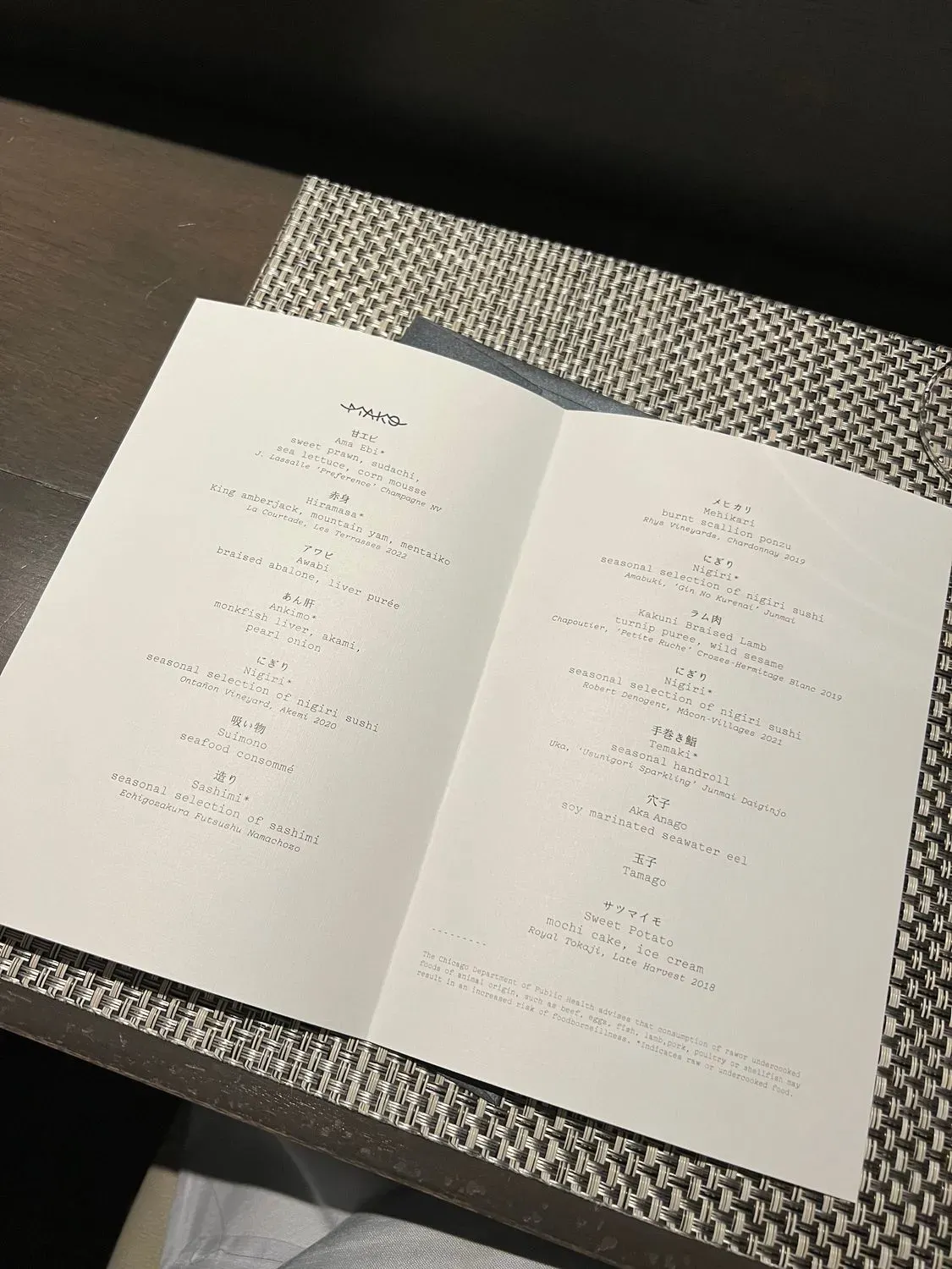 Menu 4