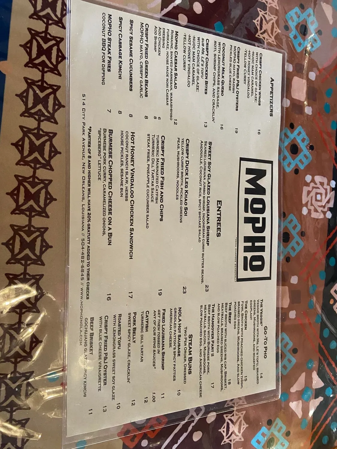 Menu 3