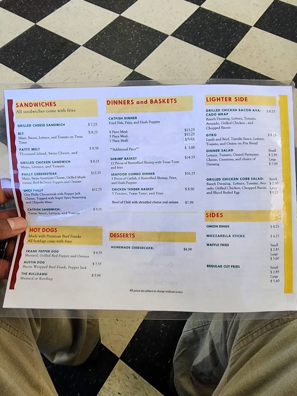 Menu 3