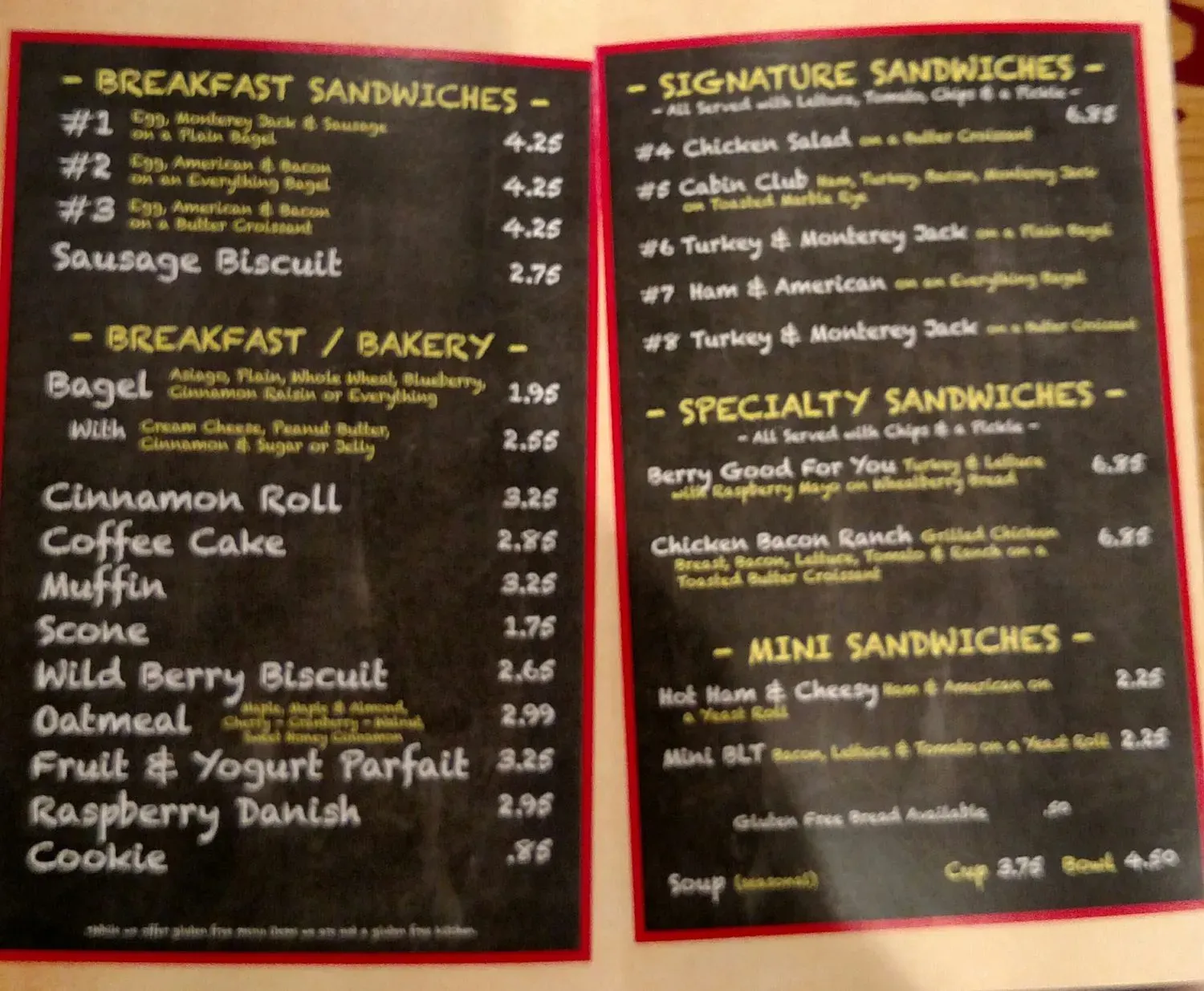 Menu 5