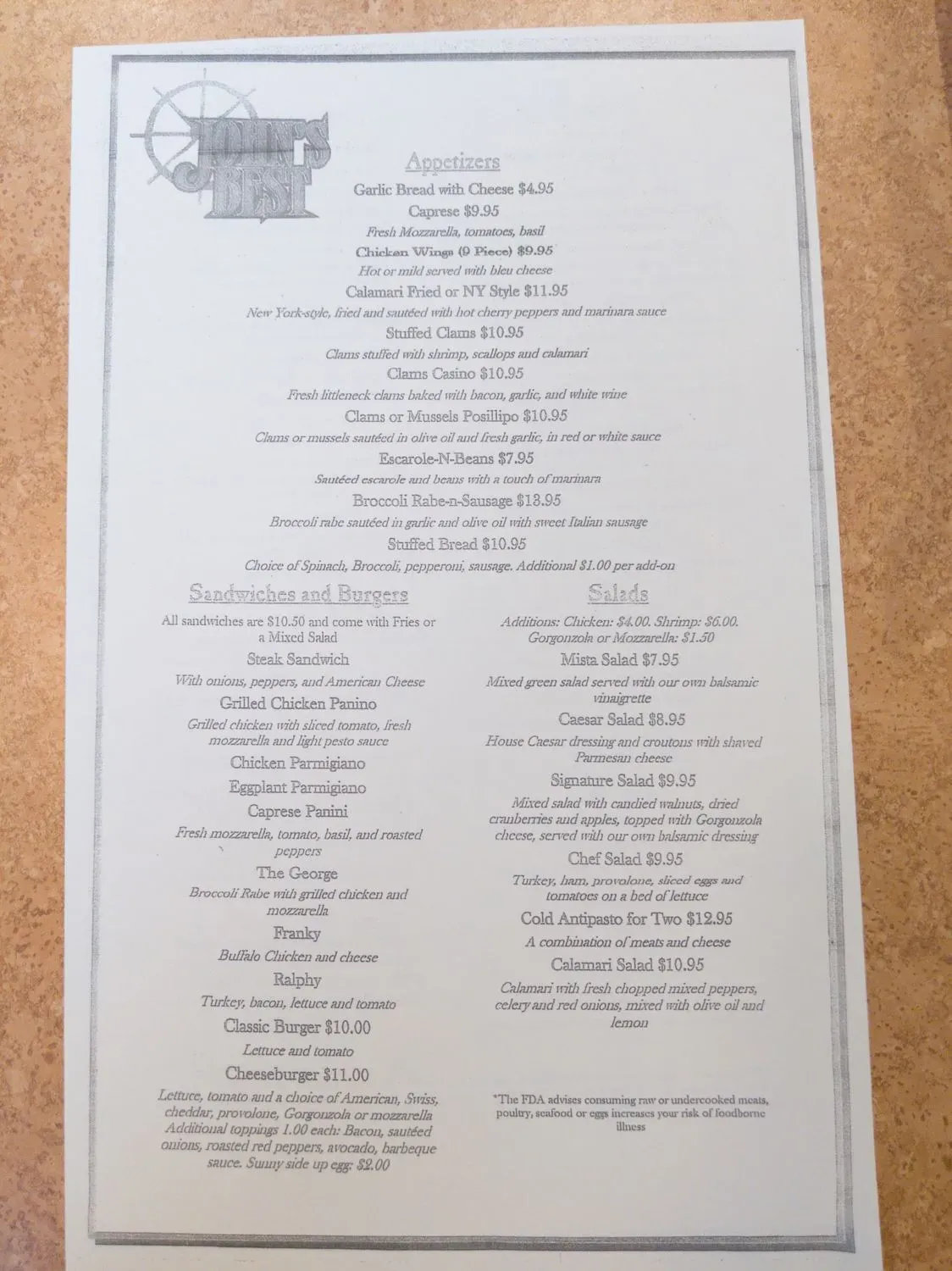 Menu 2