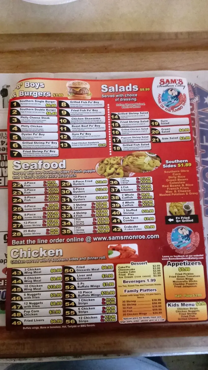 Menu 6