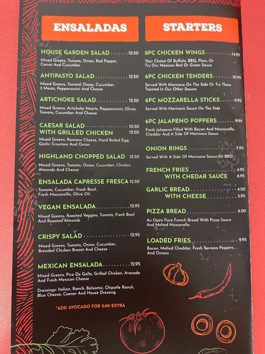 Menu 3