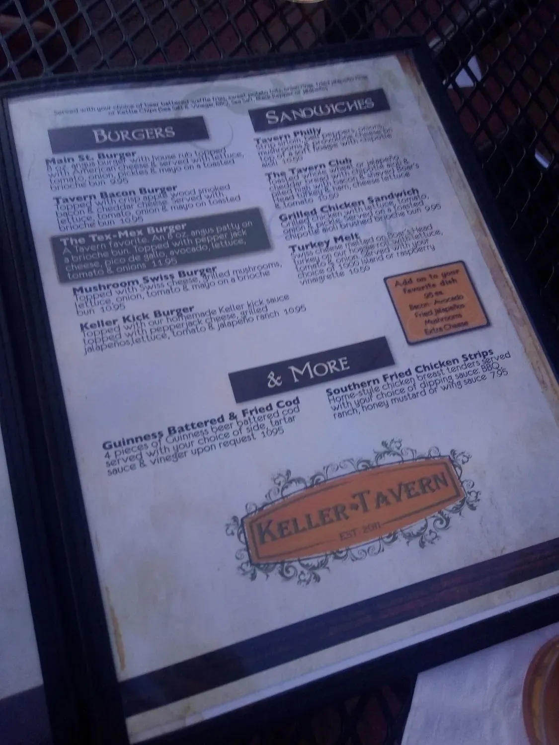 Menu 5