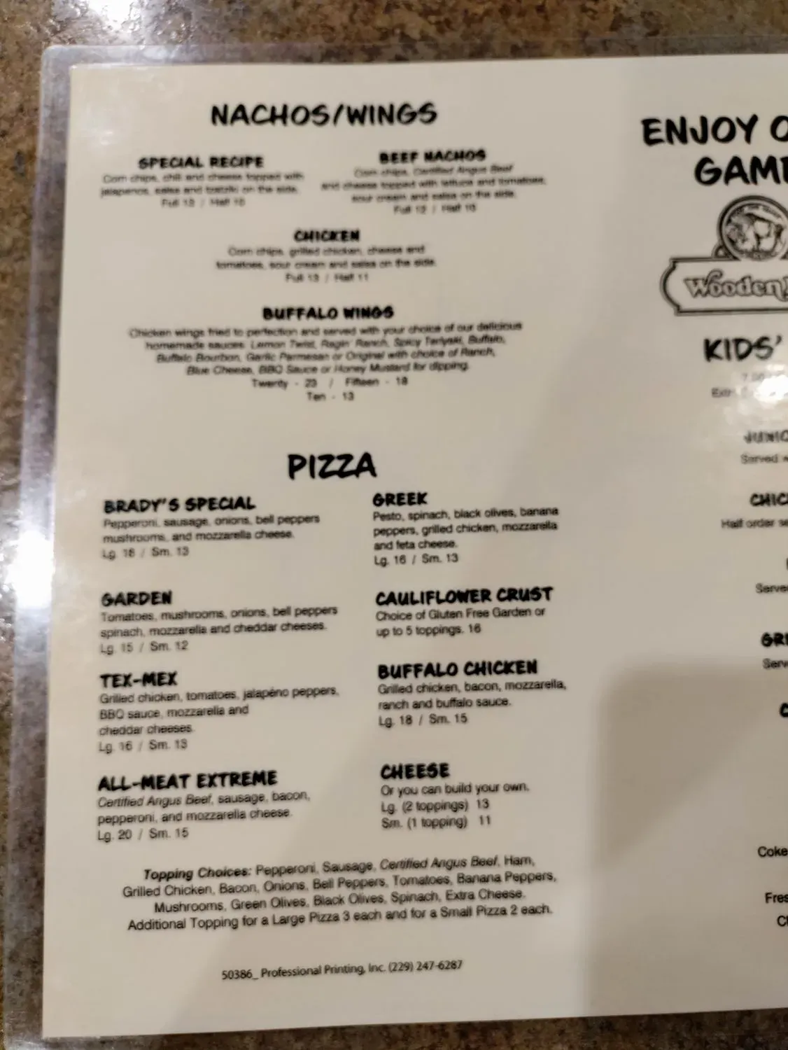 Menu 4