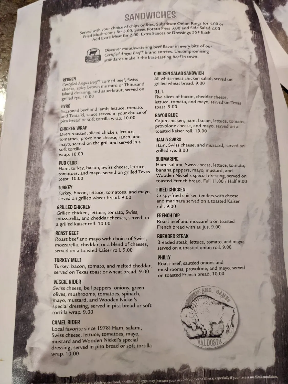 Menu 6