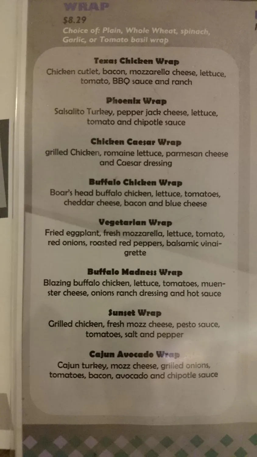 Menu 5