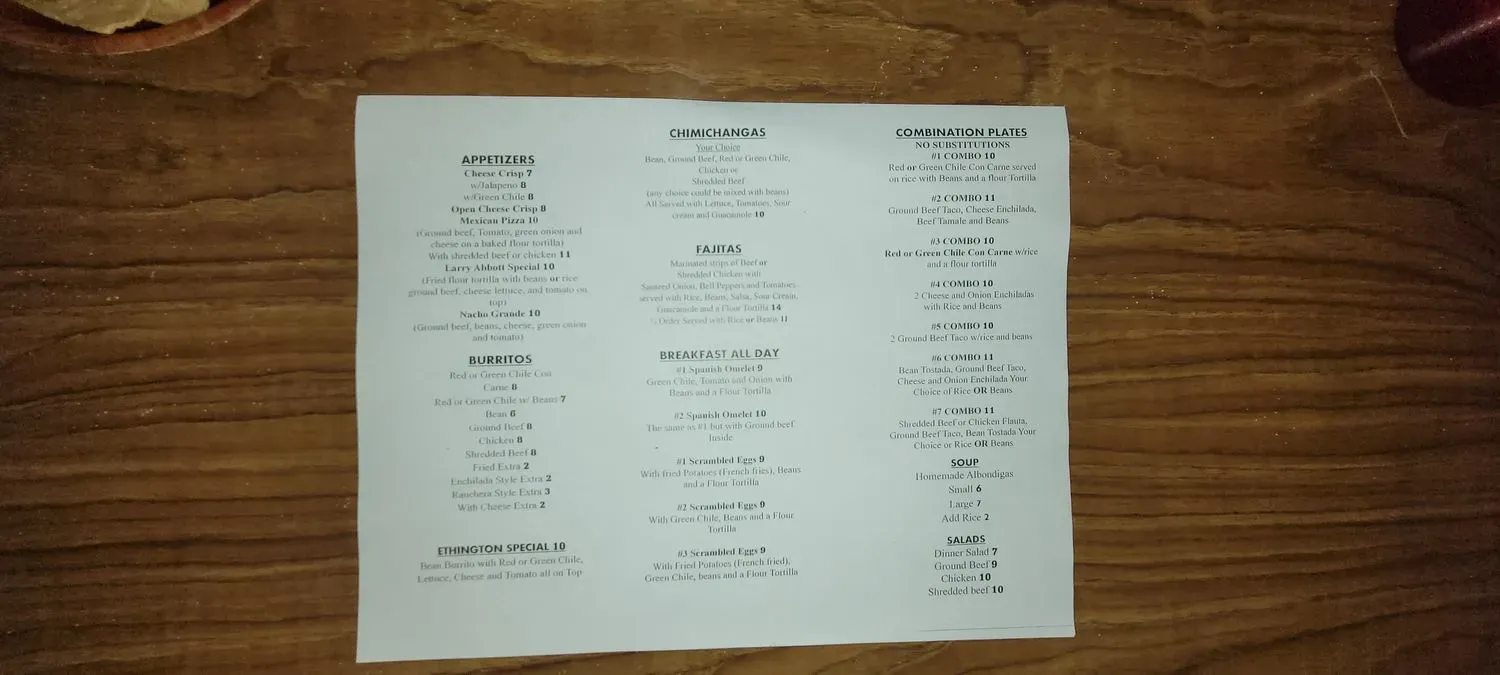 Menu 2