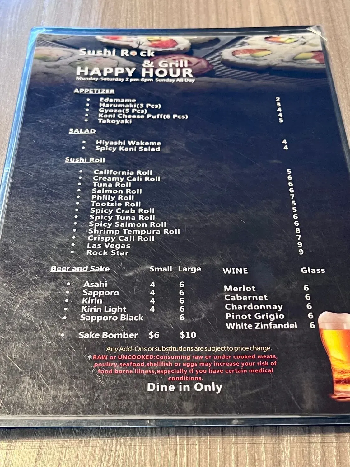 Menu 6