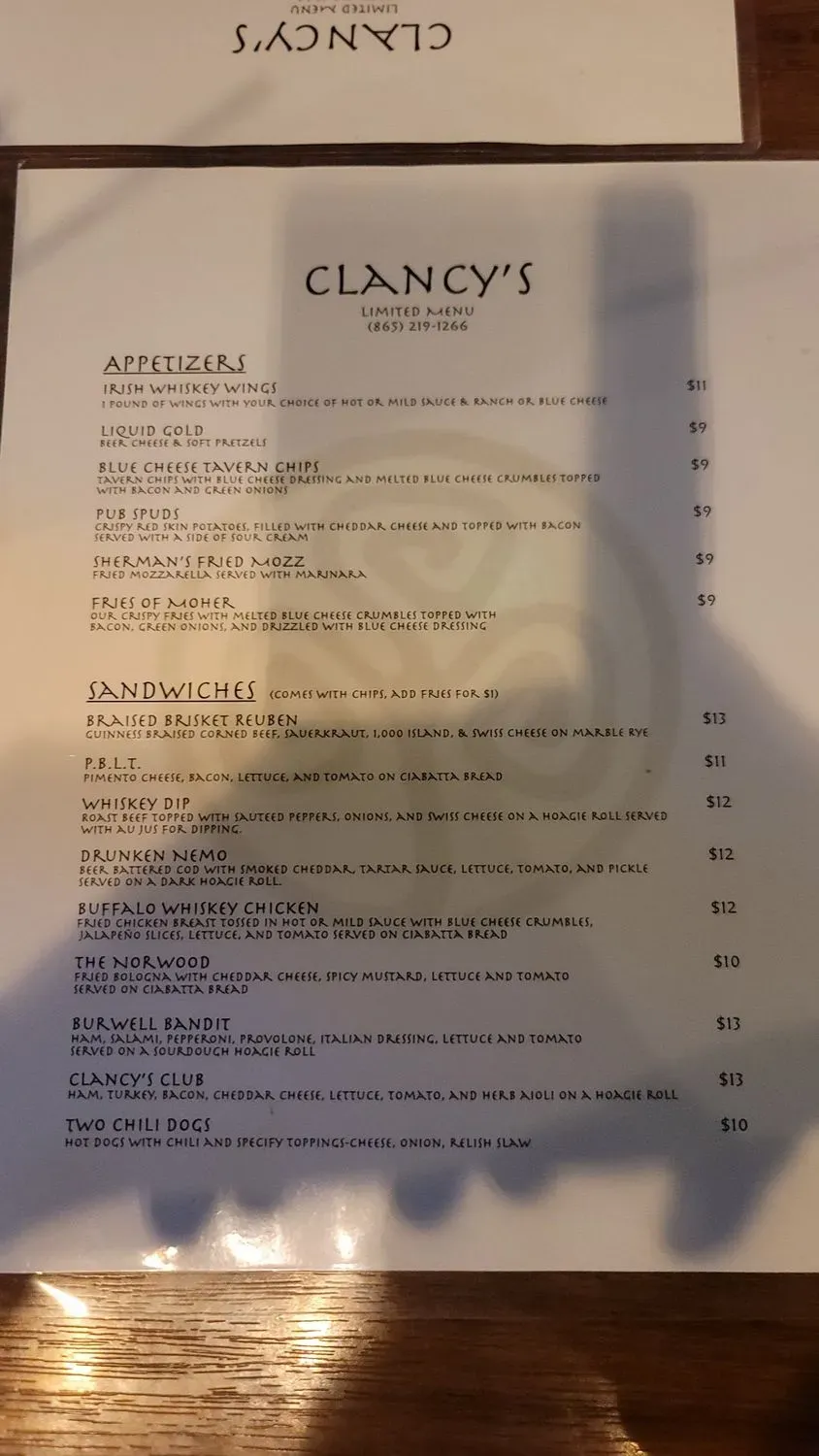 Menu 4