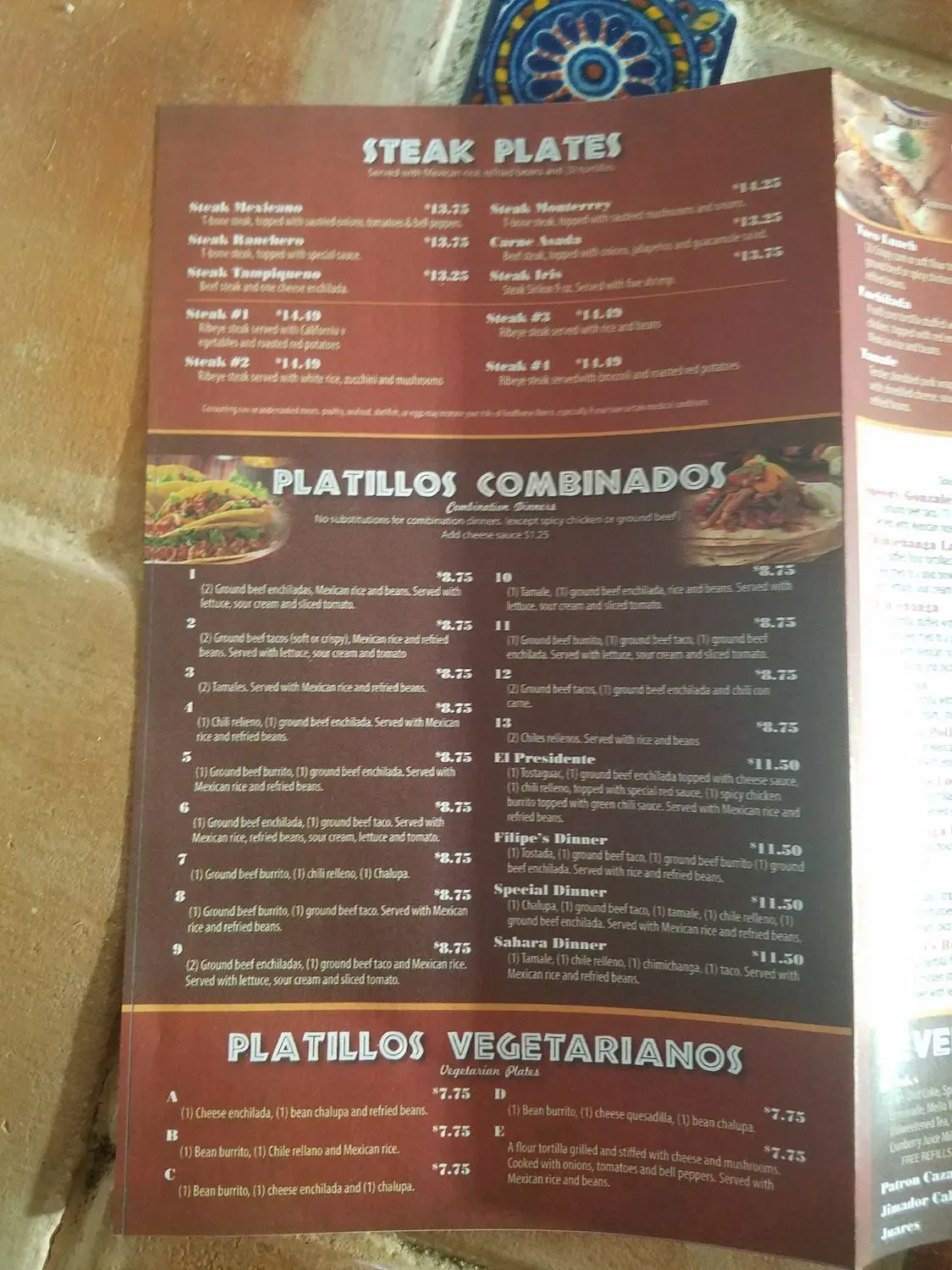 Menu 4