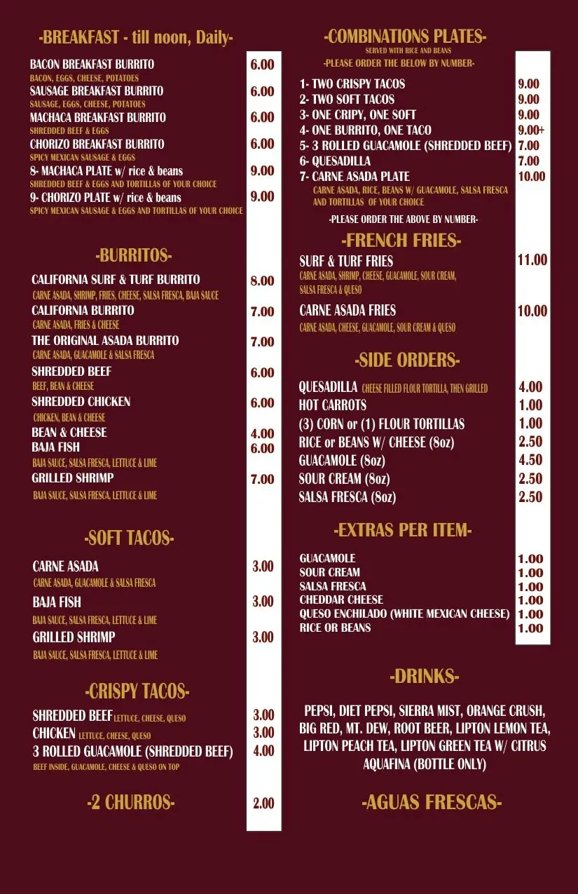 Menu 2