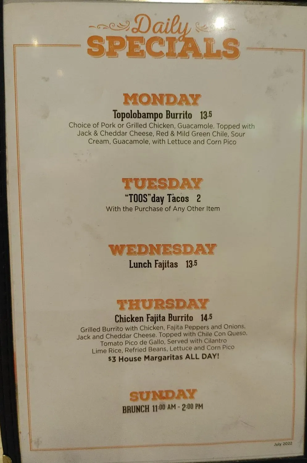 Menu 4