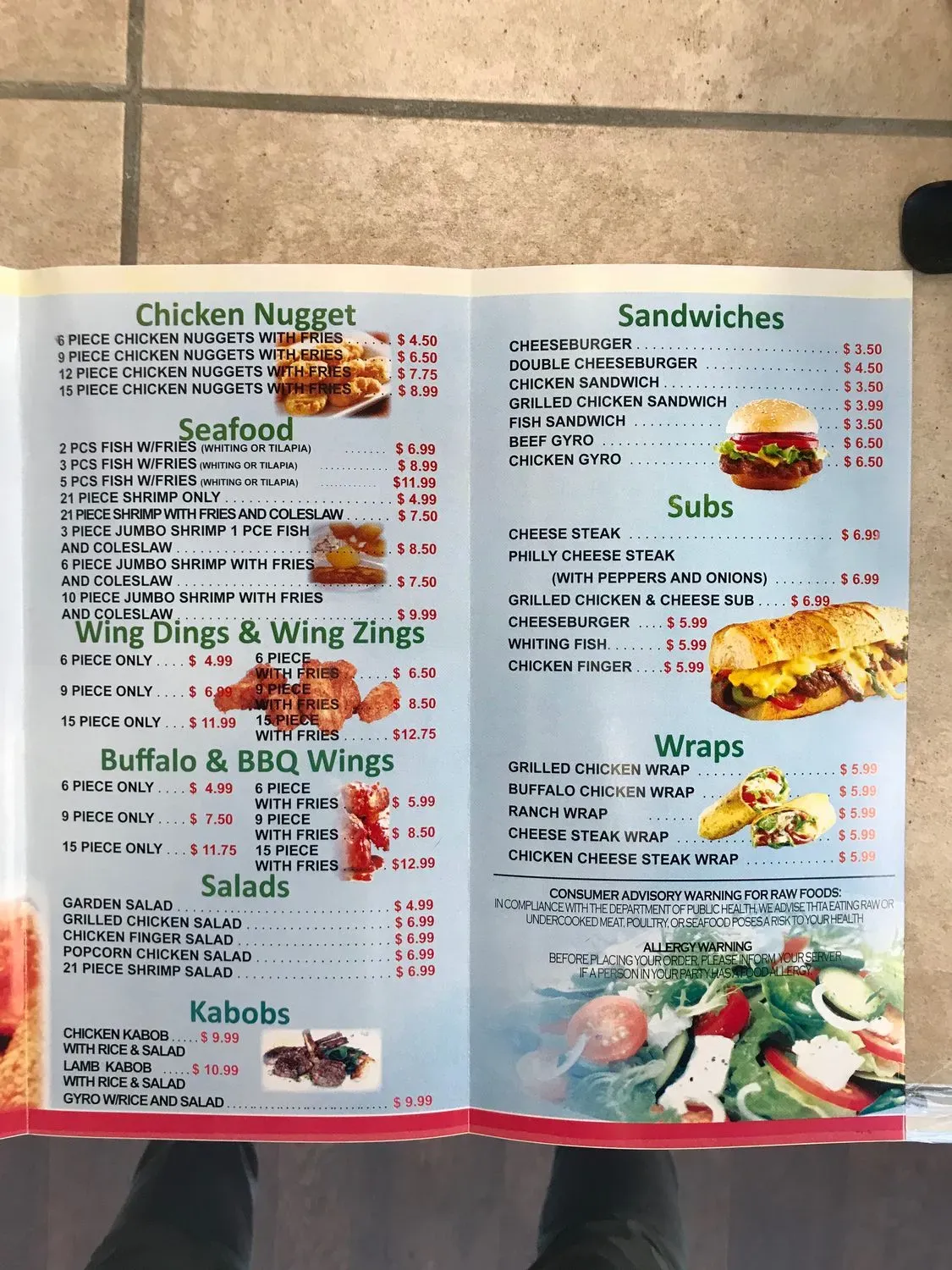 Menu 3