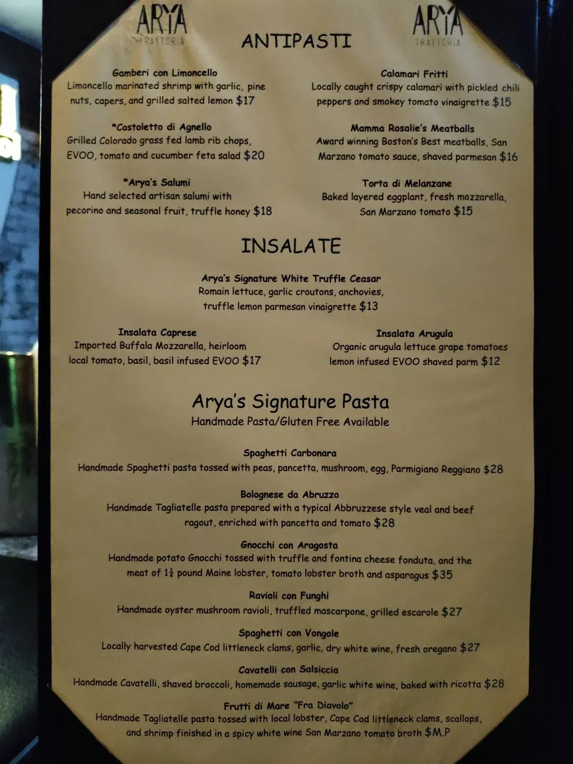 Menu 2