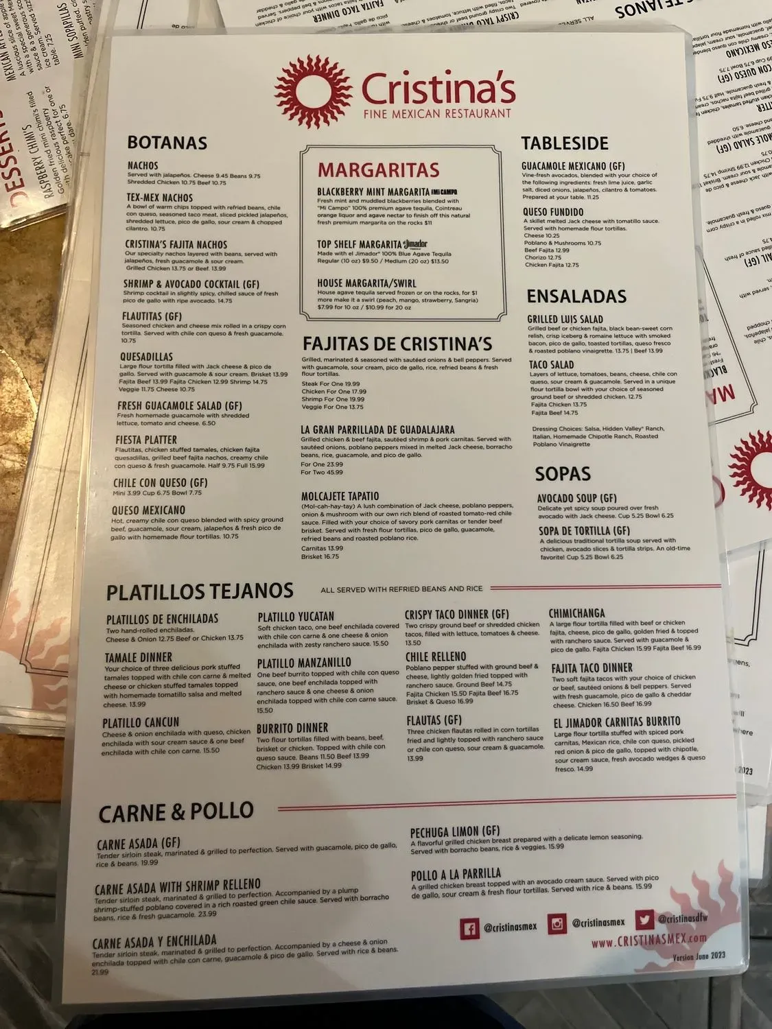 Menu 5